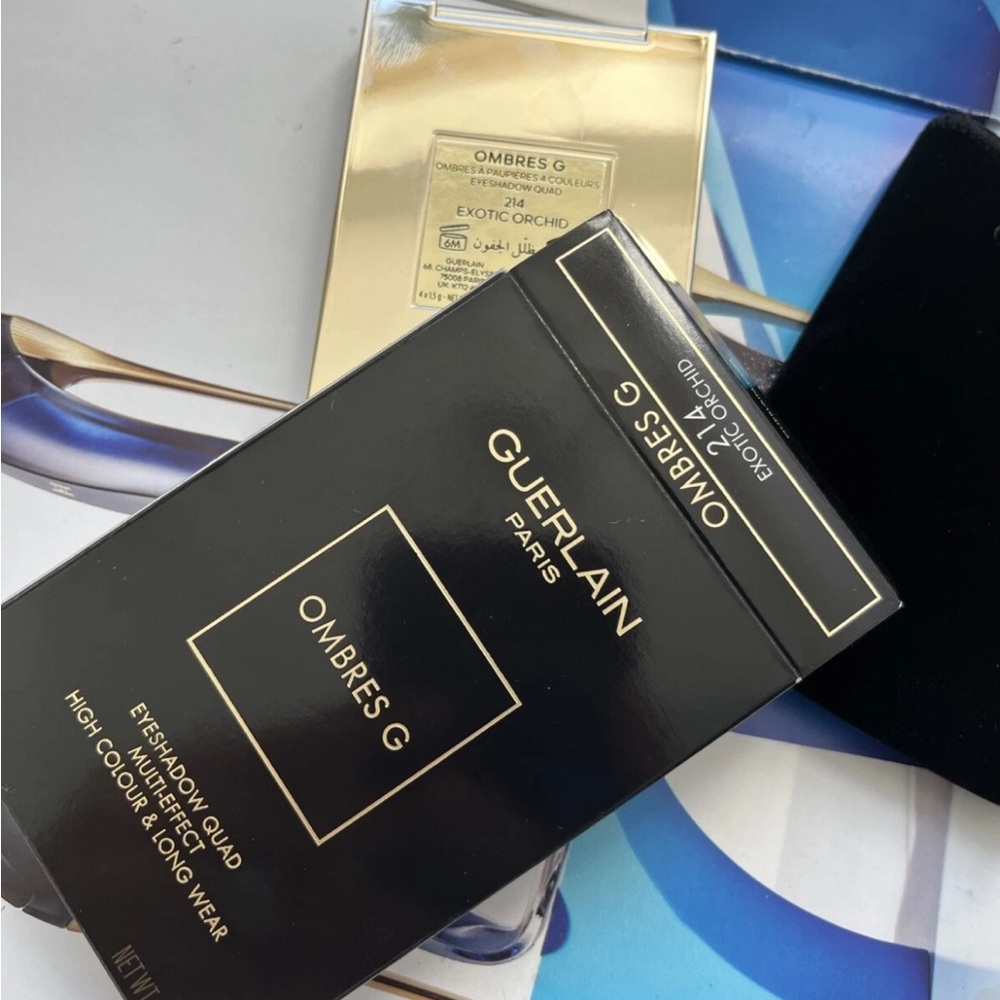 Guerlain Ombres G Eyeshadow Quad 214 Exotic Orchid 0.05oz / 1.5g NIB - Picture 6 of 11
